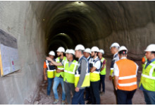 Прокопани са първите 70 метра от най-дългия двутръбен жп тунел у нас