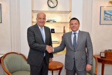 Deputy Prime Minister Hristo Alexiev and Ambassador Kenneth Merten discussed the strategic location of Bulgaria for the development of transport, energy and digital connections
