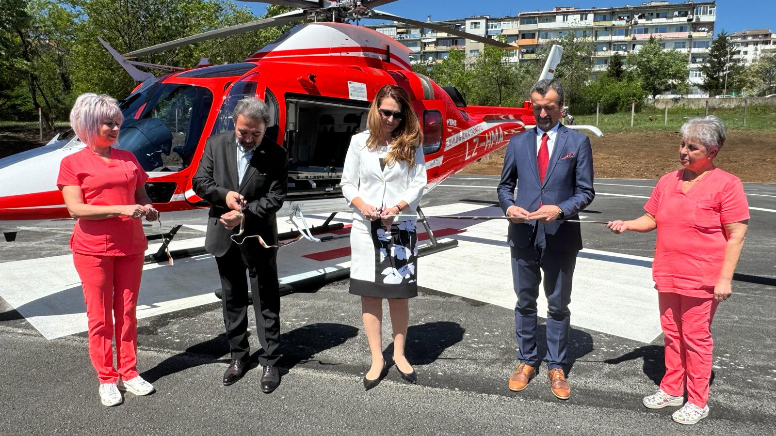 Veliko Tarnovo now has a heliport for emergency medical assistance by air